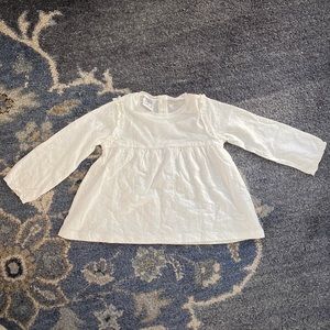 BRAND NEW zara white eyelet top
